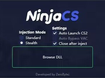 CS2-Ninjav1.4注入器绕过VAC绕过隐形注入