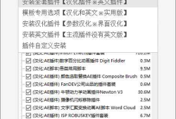 AE全套插件一键安装去限制版