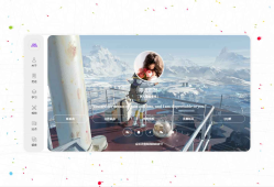 2025年全新的UI个人介绍网站带光年后台
