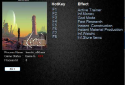 剑士(Kenshi)v1.0.31七项修改器