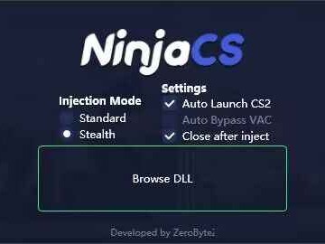 CS2-Ninja注入器绕过VAC绕过隐形注入