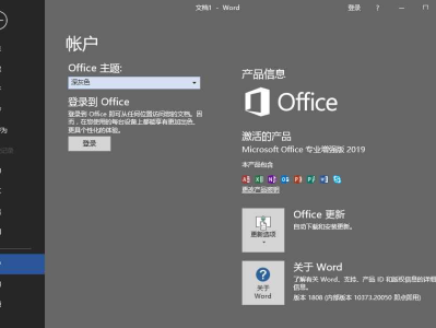 微软Office 2019 批量授权版