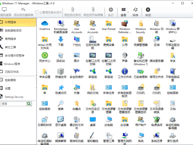 Windows 11 Manager_v1.4.1.0中文破解版