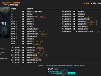 生化危机4：重制版修改器