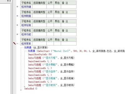 易语言盗贼之海单板透视方框骨骼射线源码