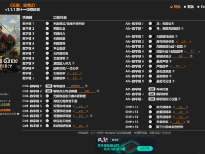 天国：拯救2修改器