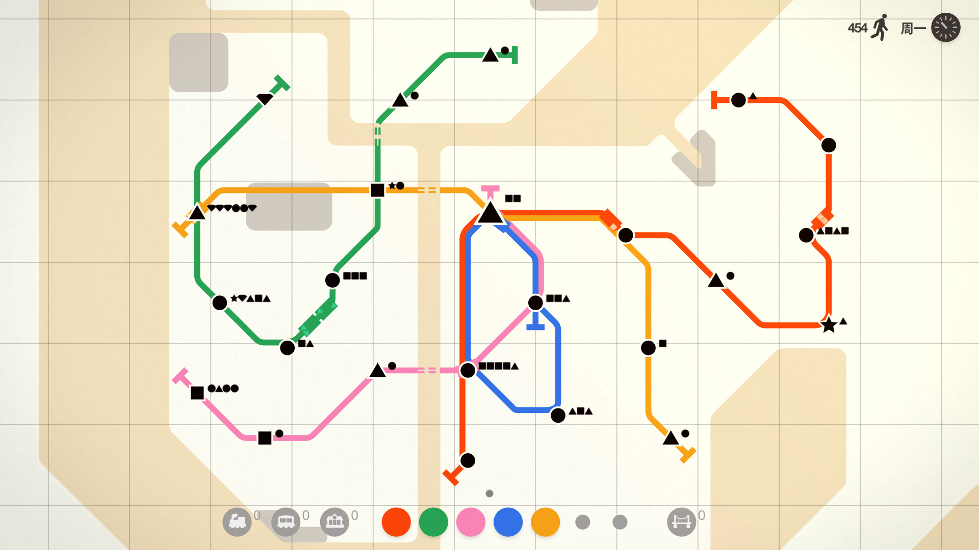 迷你地铁/迷你都市/模拟地铁/Mini Metro  第2张