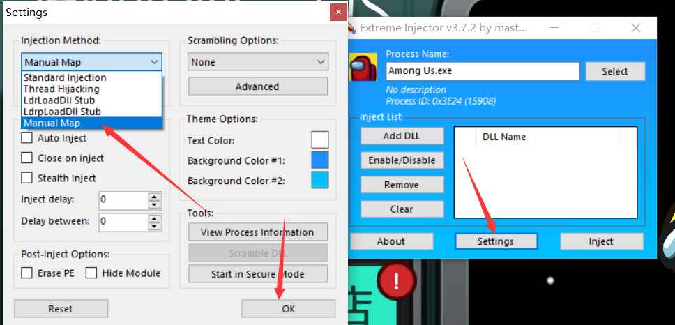Among Us太空狼人杀-Phantom内部多功能辅助1.1  第3张